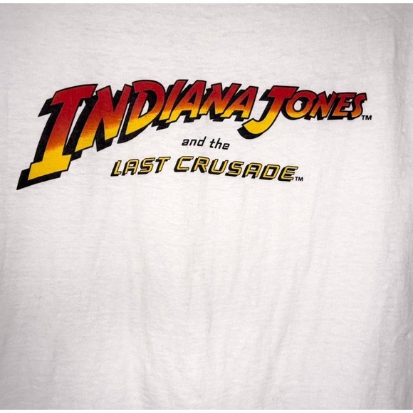 VTG Indiana Jones and the Last Crusade Size Medium Movie Promo T Shirt - Picture 5 of 8